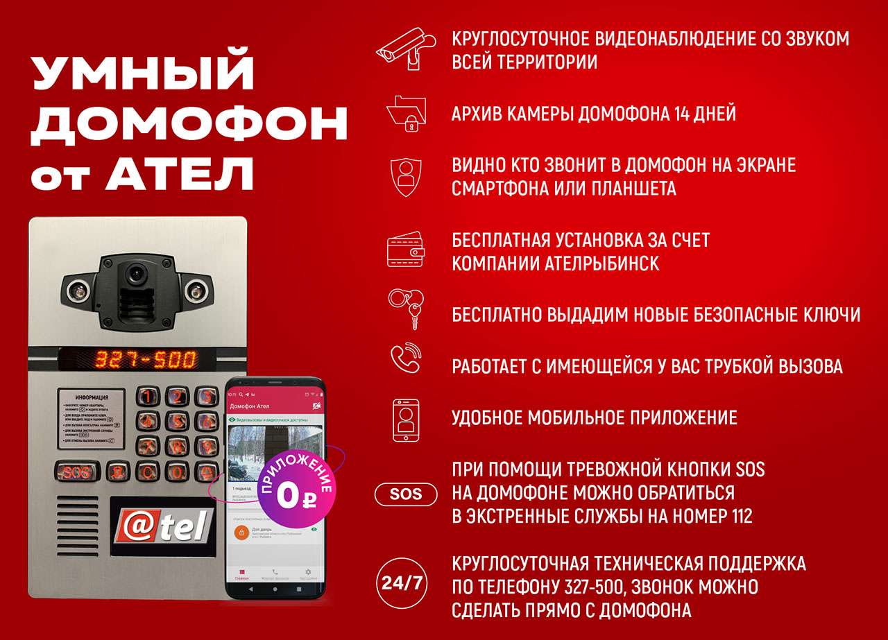 Домофон Ател